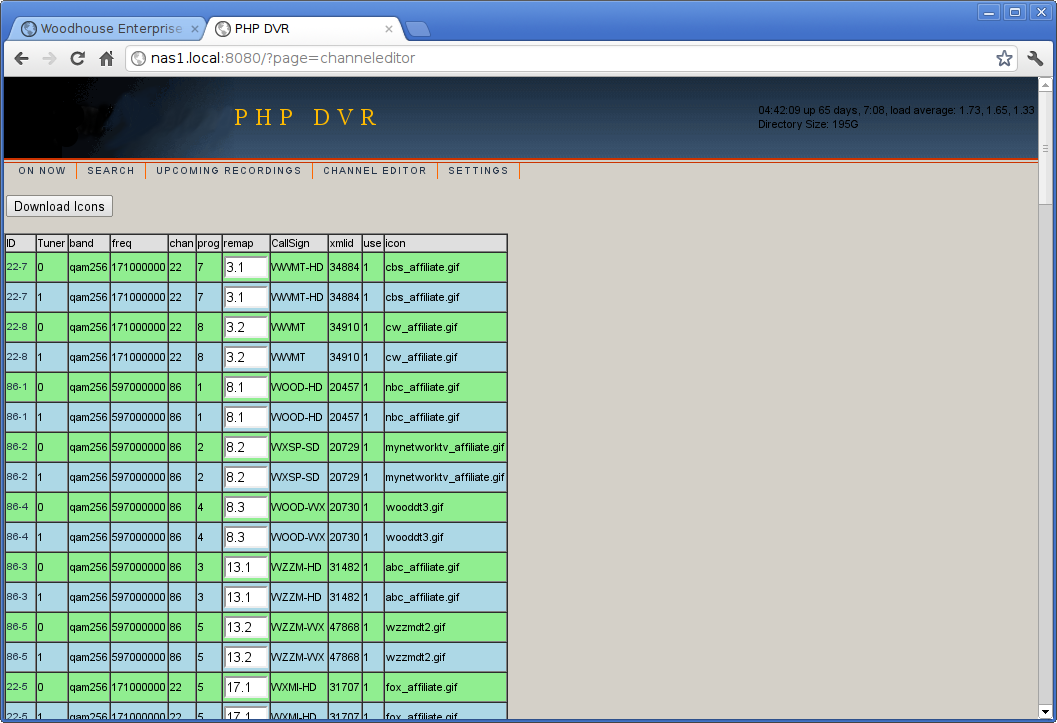 PHP_DVR_channel_editor